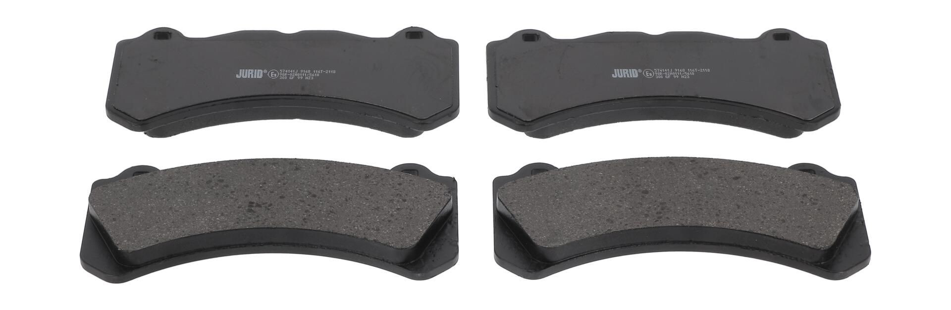 Sapatas do freio dianteiras de disco Jurid/Bendix 574141J preço, a partir de 99,64 USD