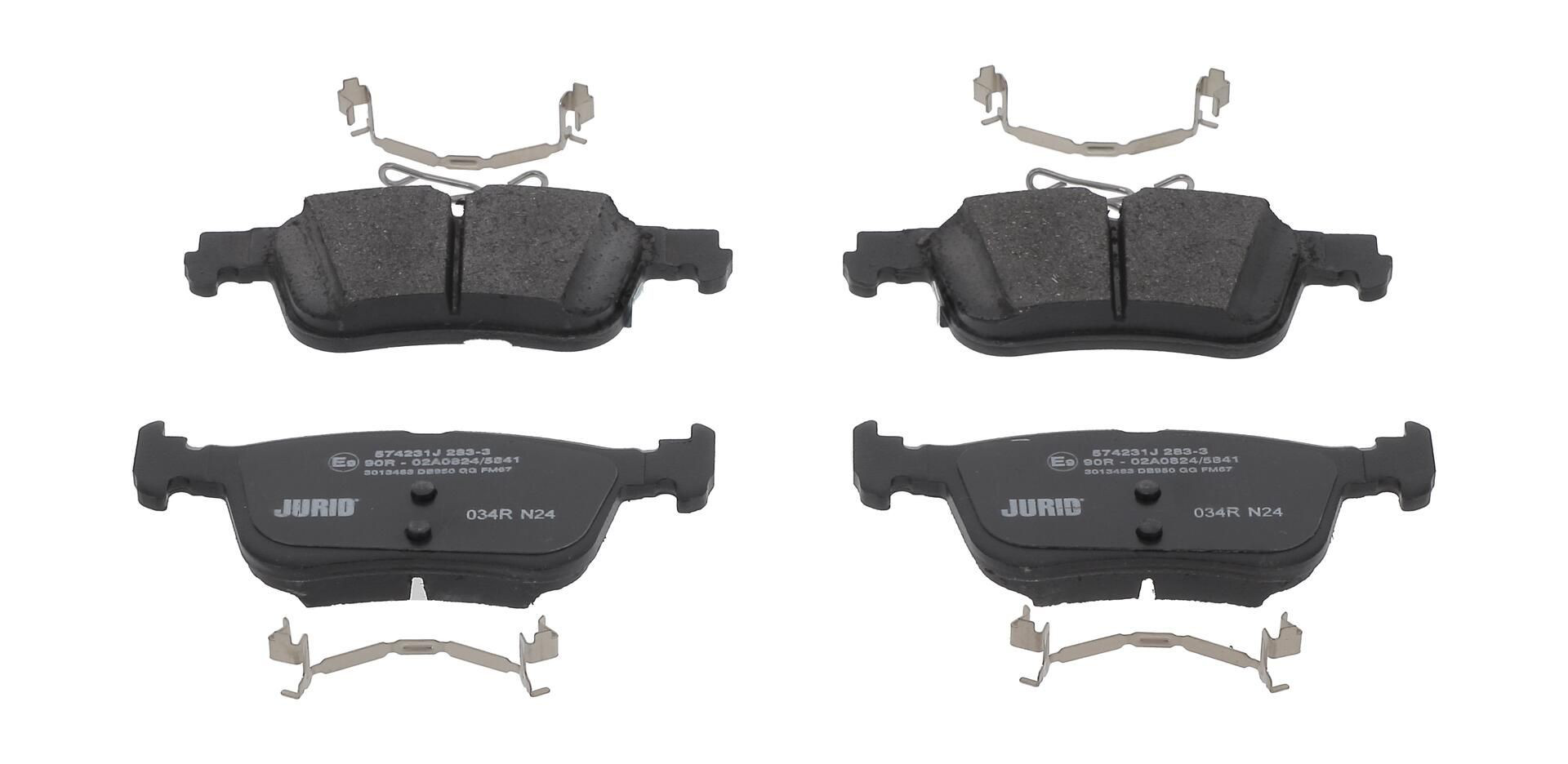 Sapatas do freio traseiras de disco Ford Mustang MACH-E CGW, K3R, K3S