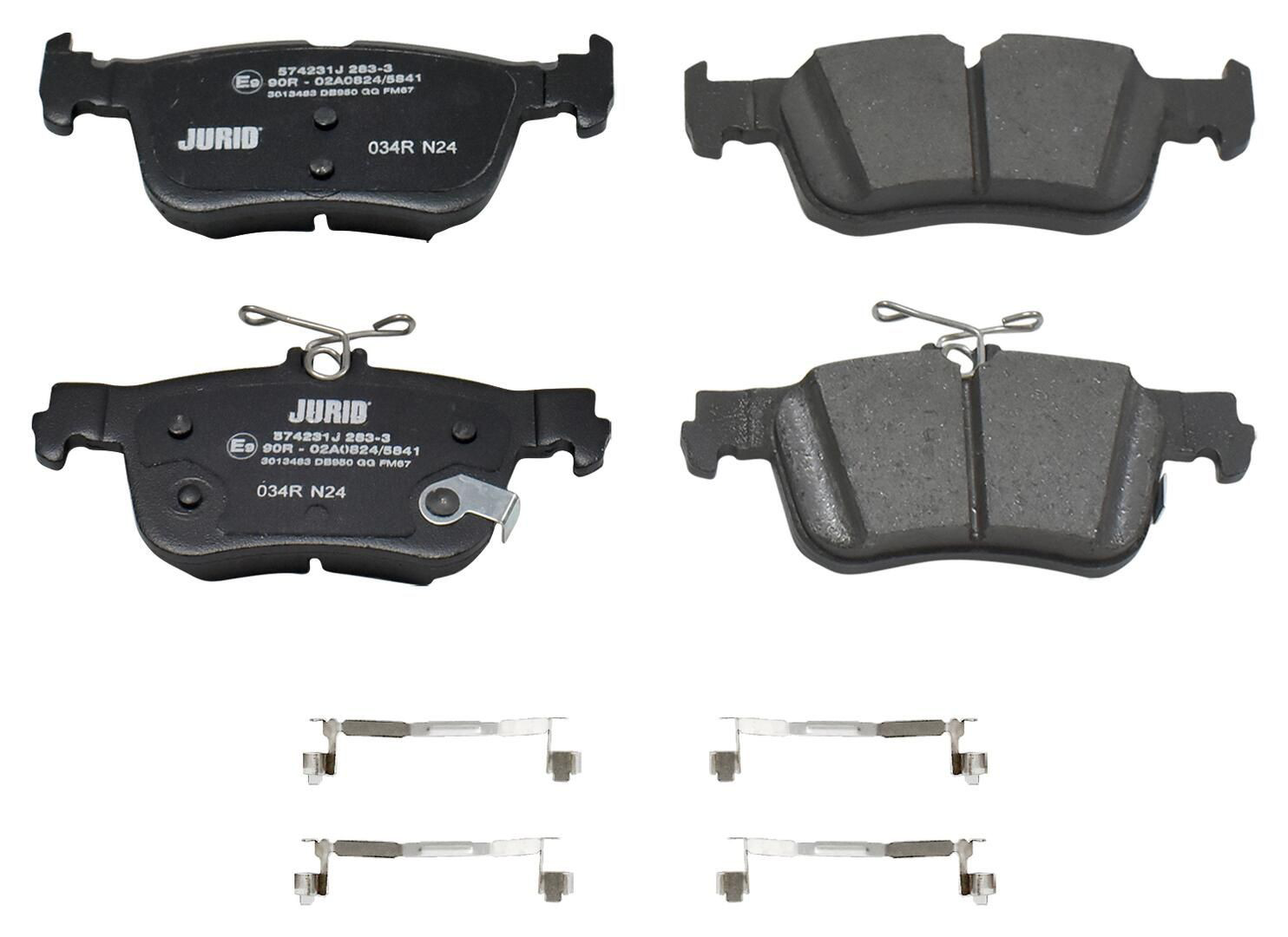  Sapatas do freio traseiras de disco Ford Mustang MACH-E SUV (CGW, K3R, K3S) (2020 - 2026) MACH-E