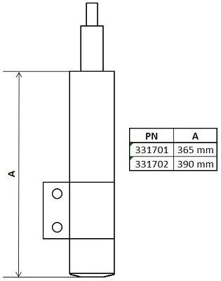 Amortecedor dianteiro Kayaba 331702 preço, a partir de 84,85 USD