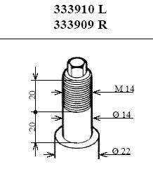 Amortecedor dianteiro direito Kayaba 333909 preço, a partir de 75,55 USD