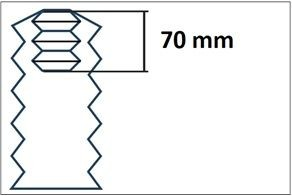 910136 Kayaba Pára-choque (grade de proteção) de amortecedor dianteiro + bota de proteção
