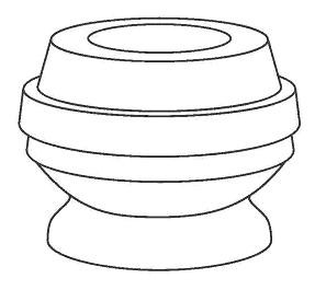 910222 Kayaba Pára-choque (grade de proteção) de amortecedor dianteiro + bota de proteção