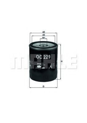 Compre OC229 Mahle Original Filtro de óleo