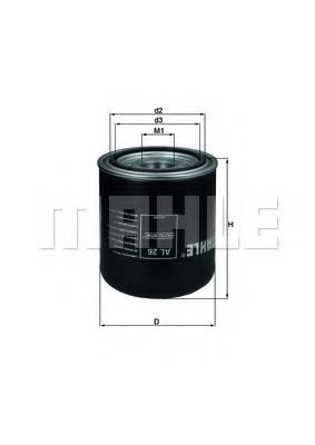 Compre AL26 Mahle Original Filtro de secador de ar (separador de umidade e óleo) (TRUCK)
