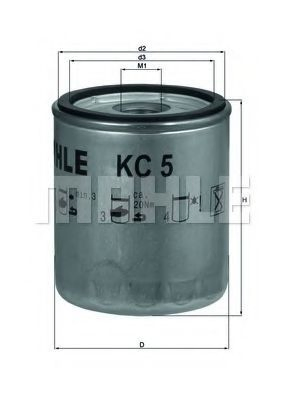 Compre KC5 Mahle Original Filtro de combustível