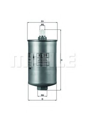 Filtro de combustível Mahle Original KL29 preço, a partir de 18,90 USD