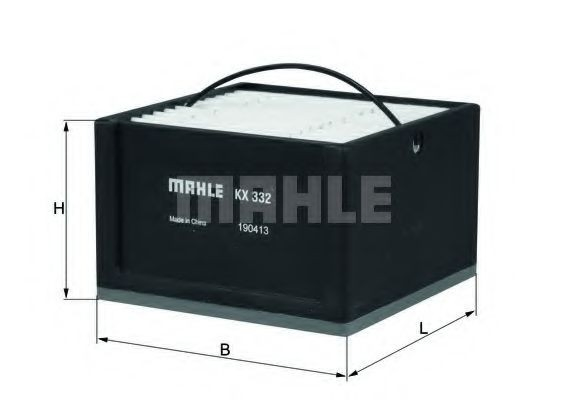 Compre KX332 Mahle Original Filtro de combustível