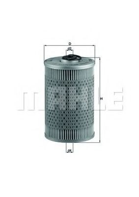Filtro de combustível KX36D Mahle Original