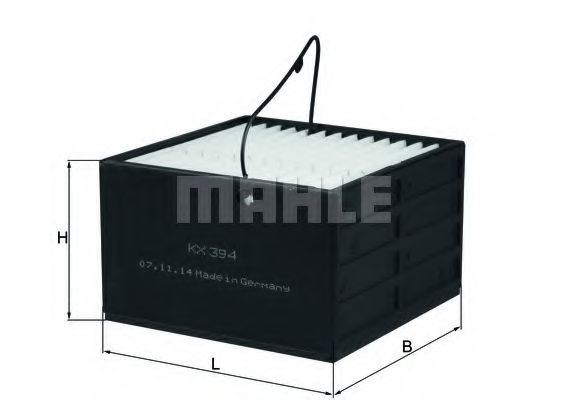 KX394 Mahle Original Filtro de combustível