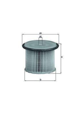Filtro de combustível Mahle Original KX631 preço, a partir de 7,05 USD