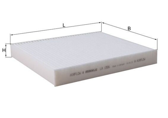 Filtro de salão Mahle Original LA1506 preço, a partir de 12,23 USD