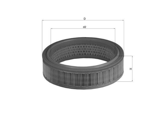 Filtro de ar Mahle Original LX158 preço, a partir de 6,26 USD
