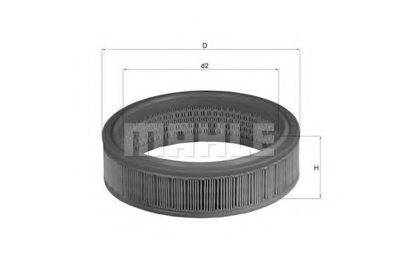 Compre LX158 Mahle Original Filtro de ar