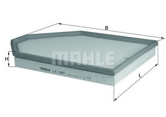 Filtro de ar Mahle Original LX1991 preço, a partir de 14,69 USD