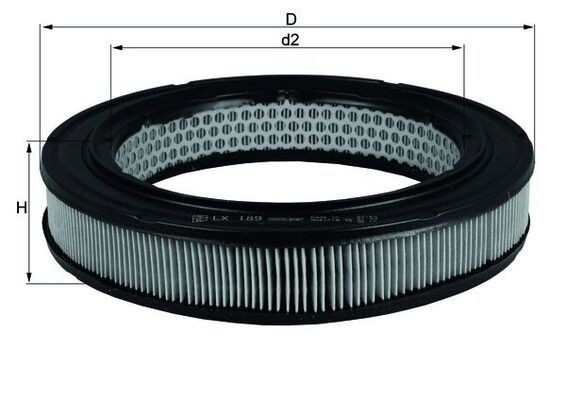 Compre LX9842 Mahle Original Filtro de ar