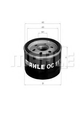 Filtro de óleo Mahle Original OC11 preço, a partir de 6,00 USD