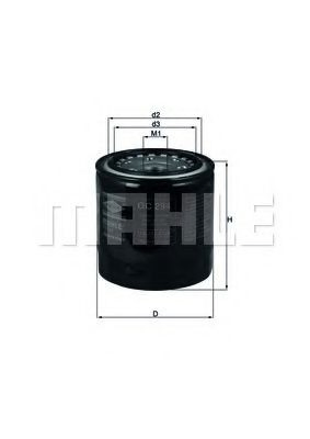 Filtro de óleo Mahle Original OC294 preço, a partir de 10,64 USD