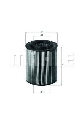 OX1541D Mahle Original Filtro de óleo