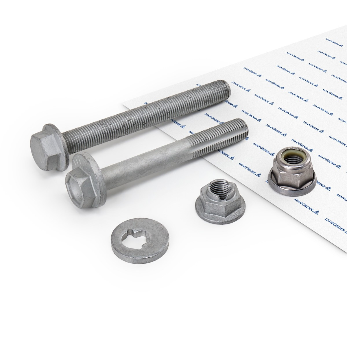 3789801 Lemforder Parafuso de fixação do braço oscilante superior traseiro, kit