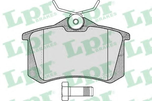 Compre 05P1788 LPR Sapatas do freio traseiras de disco