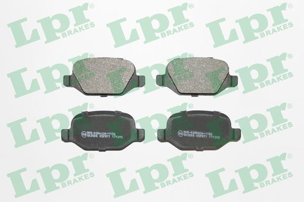 Compre 05P871 LPR Sapatas do freio traseiras de disco