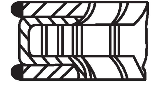 Anéis do pistão para 1 cilindro, 3ª reparação ( + 0,75) Mahle Original 44881N3 preço, a partir de 22,50 USD