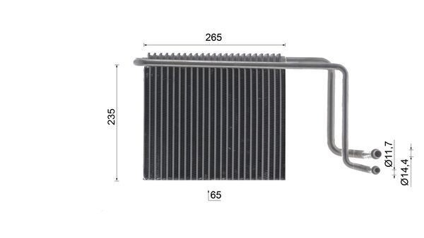 Vaporizador de aparelho de ar condicionado Mercedes Vito  639 ao melhor preço