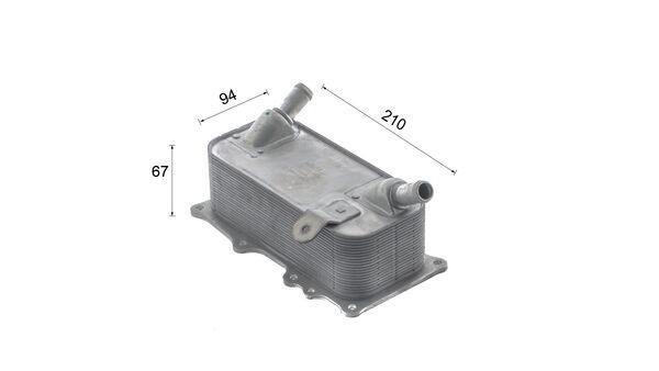 Radiador de óleo (frigorífico), debaixo de filtro Mahle Original CLC321000S preço, a partir de 104,72 USD