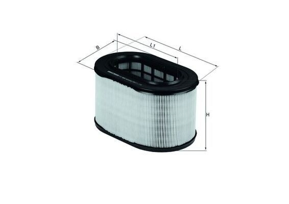 Compre LX1774 Mahle Original Filtro de ar
