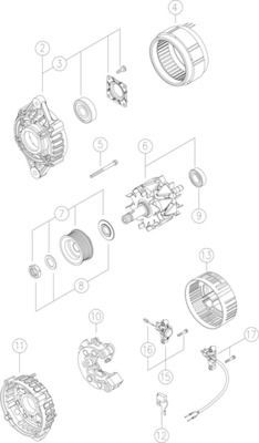 Compre MG1 Mahle Original Gerador