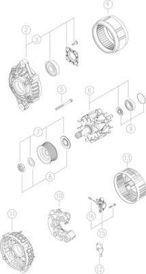 Gerador Mahle Original MG13 preço, a partir de 157,11 USD