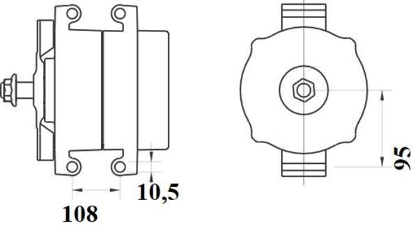 MG148 Mahle Original Gerador