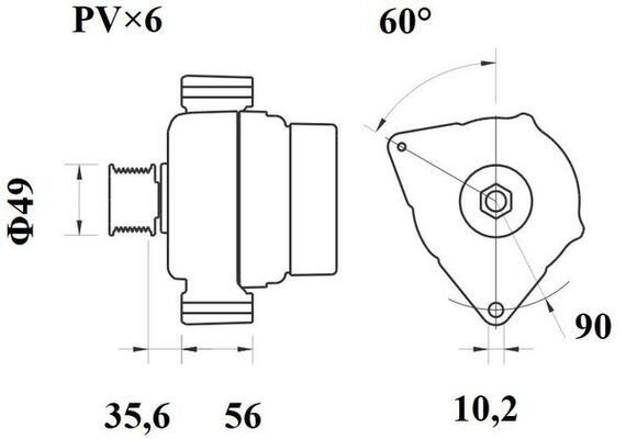 Gerador Mahle Original MG19 preço, a partir de 221,09 USD