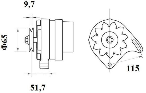 MG21 Mahle Original Gerador
