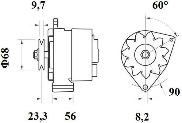 MG389 Mahle Original Gerador