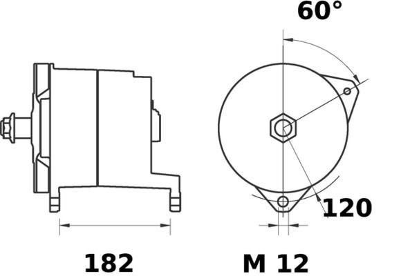 MG391 Mahle Original Gerador