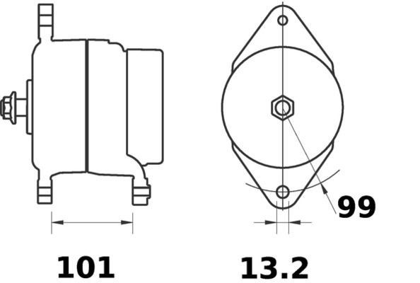 Gerador Mahle Original MG41 preço, a partir de 321,34 USD