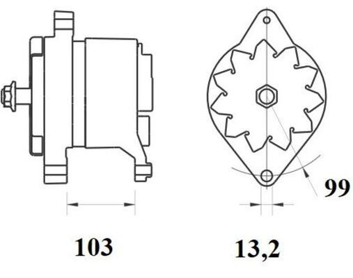 Gerador Mahle Original MG500 preço, a partir de 242,09 USD
