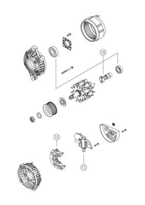 MG802 Mahle Original Gerador