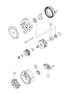 MG803 Mahle Original Gerador