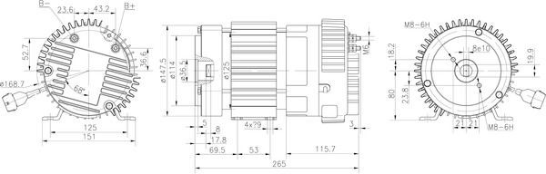 MM45 Mahle Original Induzido (rotor) do motor de arranco