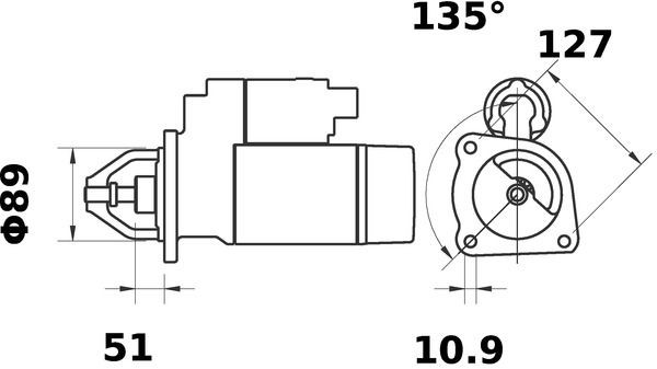Motor de arranco Mahle Original MS152 preço, a partir de 248,69 USD