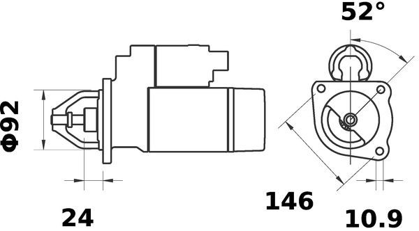 Motor de arranco Mahle Original MS228 preço, a partir de 220,34 USD