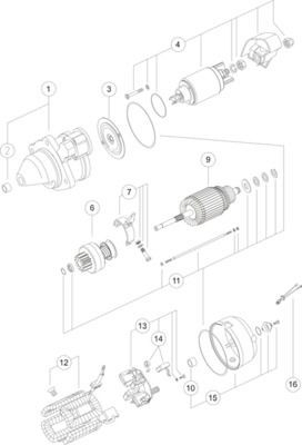 MS317 Mahle Original Motor de arranco