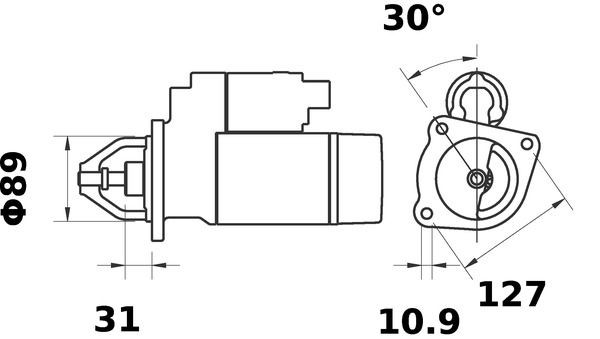 Compre MS356 Mahle Original Motor de arranco