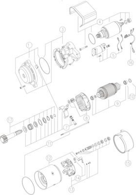 Motor de arranco Mahle Original MS425 preço, a partir de 440,05 USD