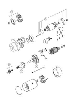 Compre MS775 Mahle Original Motor de arranco