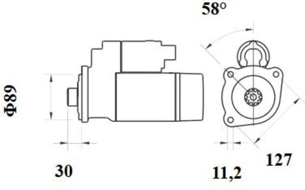MS889 Mahle Original Motor de arranco