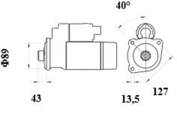 MS939 Mahle Original Motor de arranco